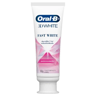[ทั้งหมด 2 ชิ้น] ออรัลบี ยาสีฟัน ฟาสไวท์ ปริมาณ 90 กรัม ORAL-B TOOTHPASTE FAST WHITE 90 G.