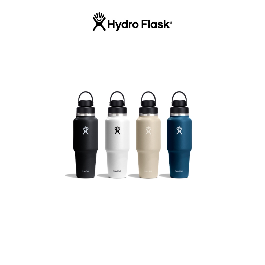 HYDRO FLASK กระติกน้ำ WIDE MOUTH TRAVEL BOTTLE WITH FLEX CHUG CAP 32 OZ กระติกน้ำสูญญากาศ เก็บอุณหภูมิความร้อนความเย็น