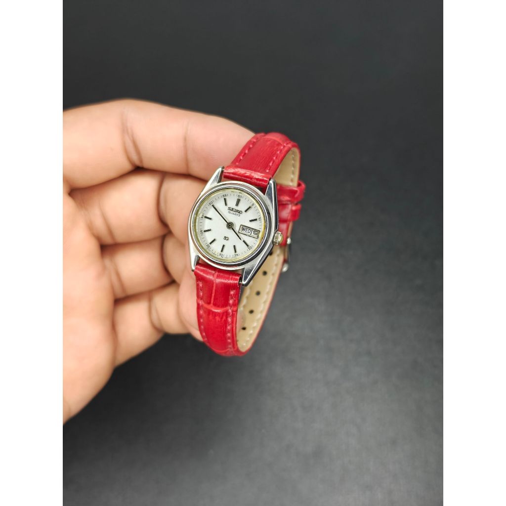 สายหนังวัว ปั๊มลายจระเข้ รุ่น Small Cowhide Leather Strap 10,12,14mm