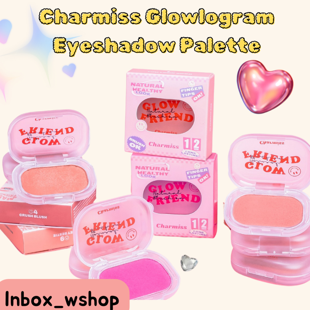 (พร้อมส่ง-ส่งไว 100%) Charmiss Glowfriend Natural Blush On 4g