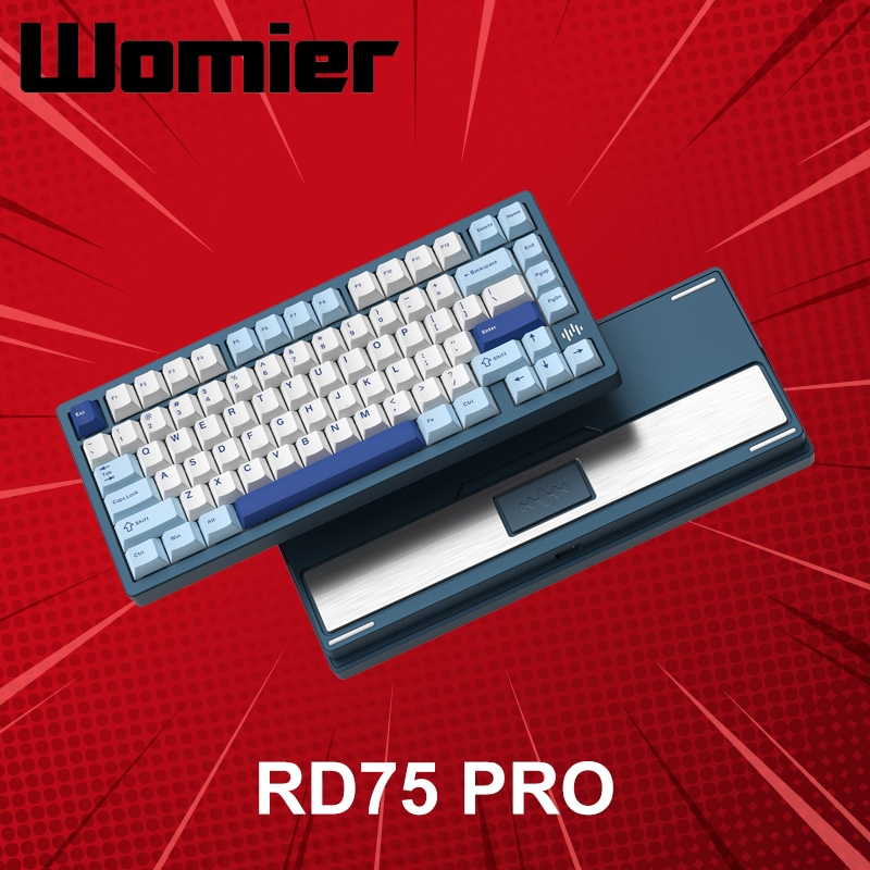 คีย์บอร์ดไร้สาย Womier RD75 Pro (ภาษาอังกฤษ) ประกันศูนย์ 1 ปี