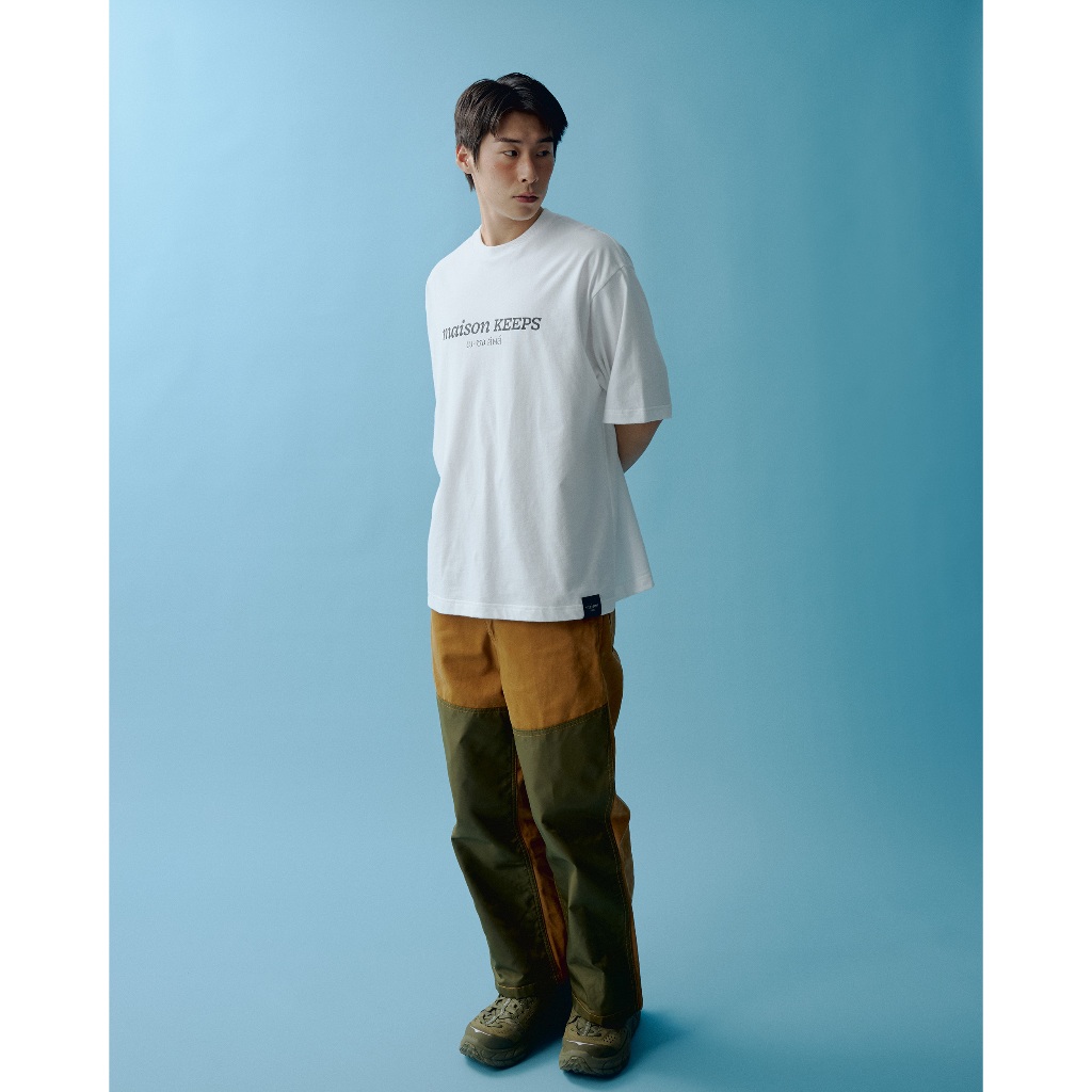 maison KEEPS | The Oversized Stamp Tee | Unisex | เสื้อยืดทรงoversized ลายปริ้นท์ มี 2Sizeให้เลือก อก44″ และ48″ ราคา ถูกที่สุด ดีลบีเคเค แกลเลอรีภาพที่ 8