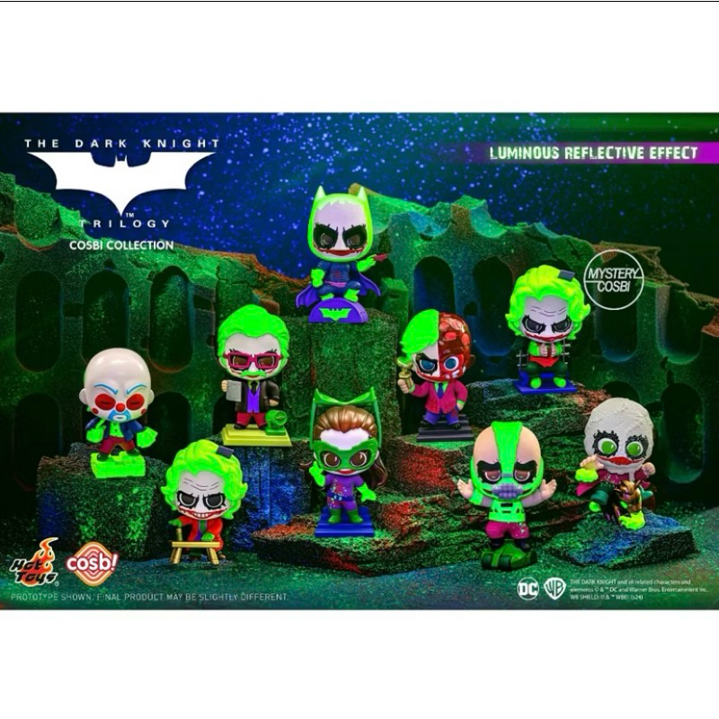 กล่องสุ่ม The Dark Knight Trilogy Jokerized Cosbi Bobble-Head Collection.
