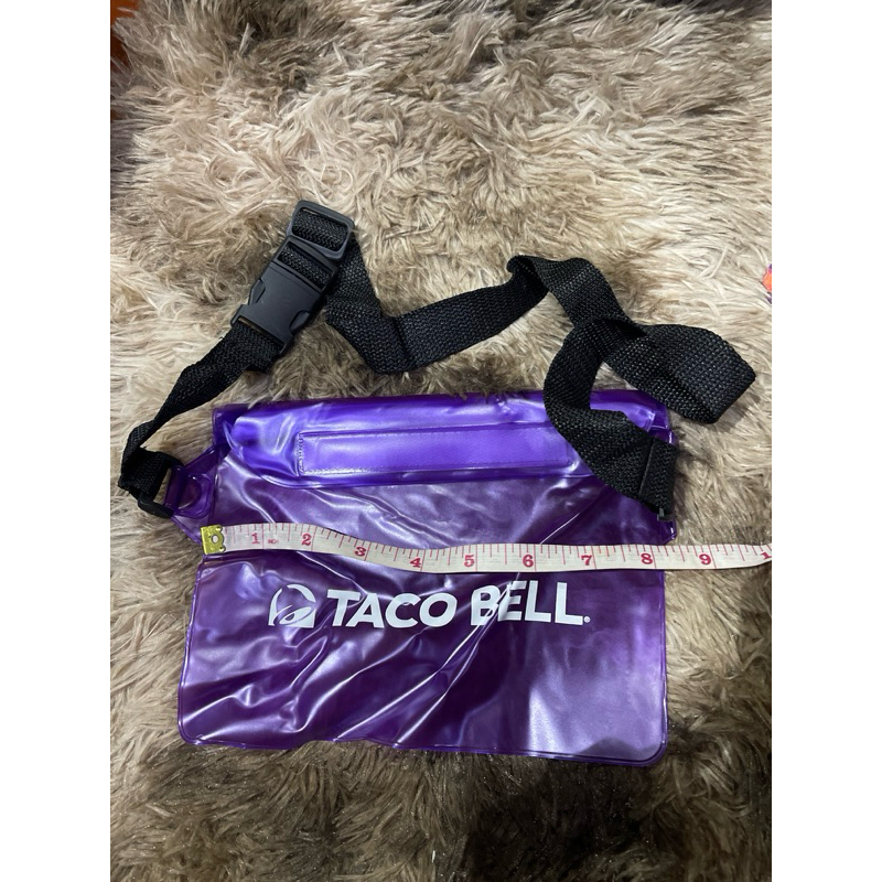 กระเป๋ากันน้ำกันฝนสายปรับได้Taco bell