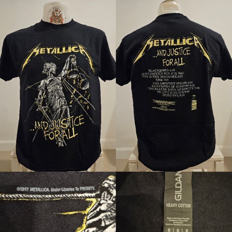 🌏 METALLICA เสื้อวง งานลิขสิทธิ์แท้ นำเข้า-UK ป้ายGildan สินค้ามือ1 ของแท้‼️