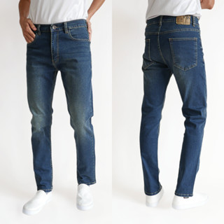 Men's Jeans PREMIUM DENIM กางเกงยีนส์ผู้ชาย ทรงกระบอก go-up …