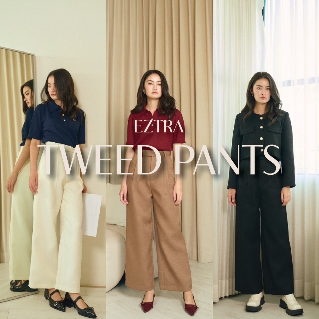EZTRA wear Daily Tweed Pants