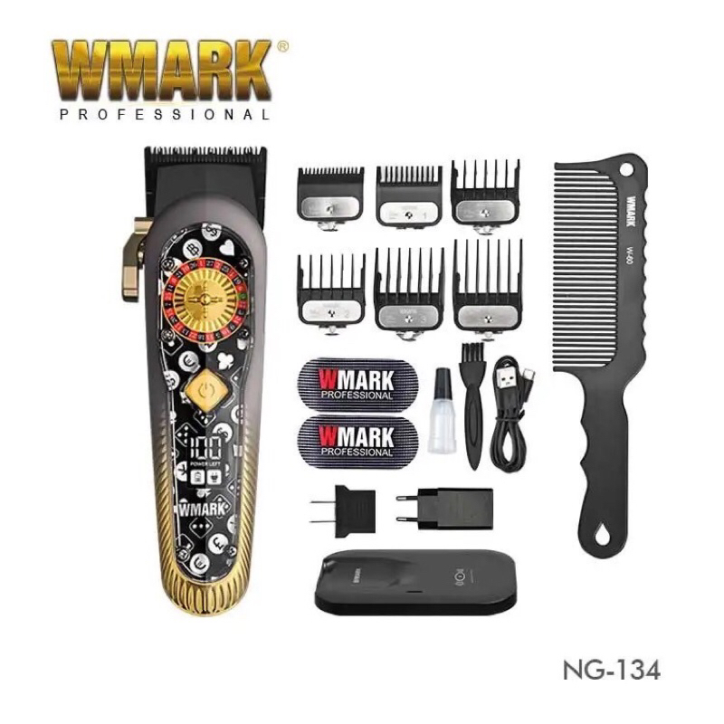 ปัตตาเลี่ยน WMARK NG-134 ของเเท้100% แบตตาเลี่ยนไร้สาย มาใหม่ ผม
