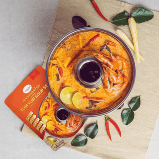 Siam Chili Tom Yum Set (Serves 4) / ชุดทำต้มยำหม้อไฟน้ำข้น ตราสยาม ชิลลี่ (93g) ทานได้ 4 คน