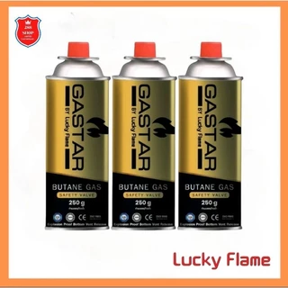 แก๊สกระป๋อง แก๊สบิวเทนกระป๋อง Lucky Flame รุ่น GSP-001ปริมาณ 250 กรัม