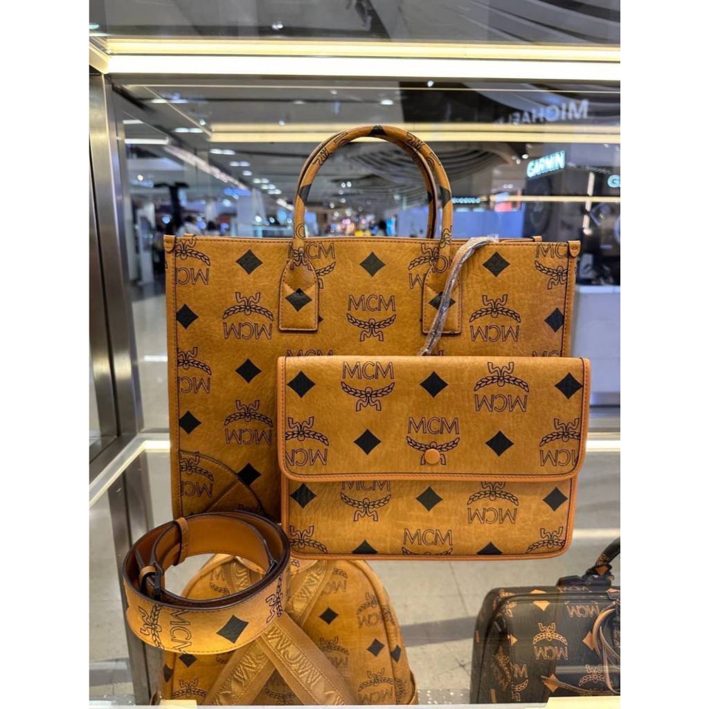 Mcm  Munchen Tote Large พร้อมใบลูก