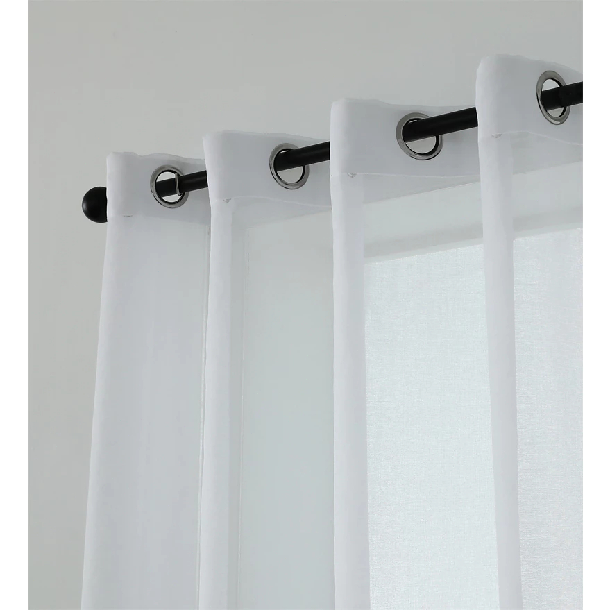 แนะนำ ผ้าม่าน ผ้าม่านโปร่งแสงตาไก่ ผ้าบังตาสีขาว ประตู หน้าต่าง ลายเรียบมินิมอล ผ้าฝ้ายสังเคราะห์ พร้อมส่ง ราคาพิเศษ มีเก็บเงินปลายทาง