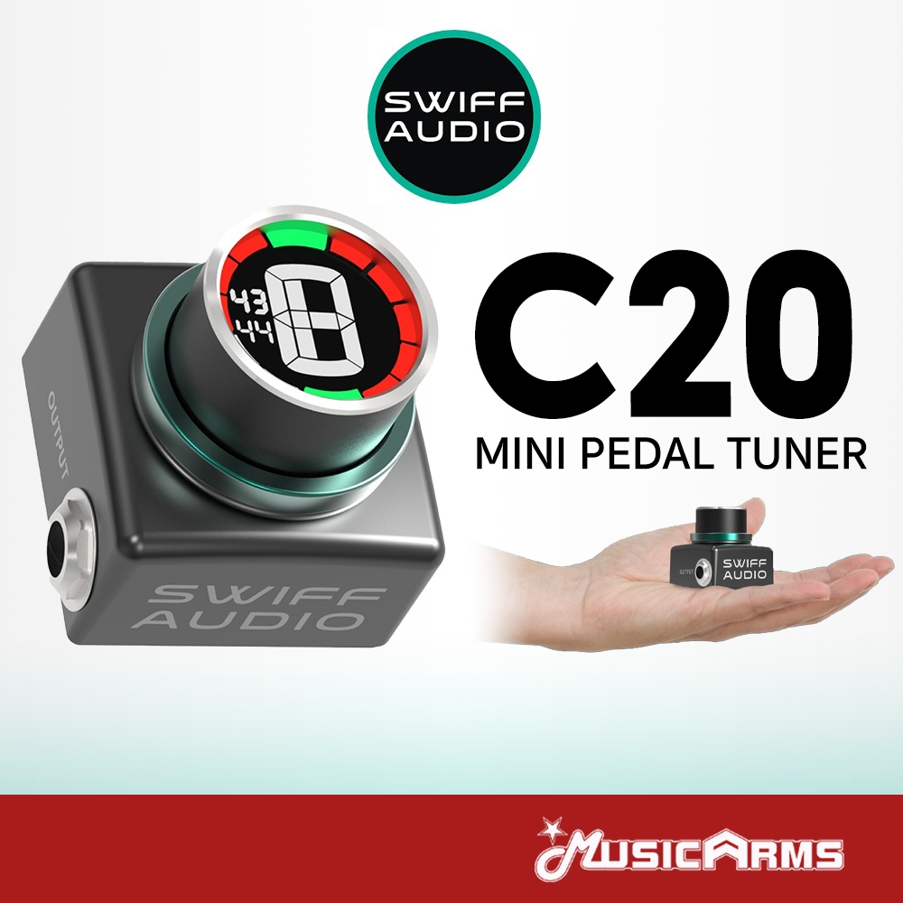 Swiff Audio C20 Smallest Pedal Tuner เครื่องตั้งสาย C20 Smallest Pedal Tuner รับประกันศูนย์ Music Ar