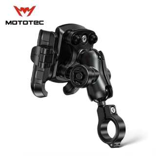 MOTOTEC MT-QD03 Plus MT-QD04 Plus ที่จับโทรศัพท์มือถือสำหรับมอเตอร์ไซค์ แบบทรงสูงปรับได้อิสระ 360⁰ พร้อมระบบกันสะเทือน