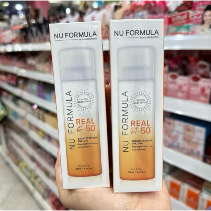 Nu Formula กันแดด นู ฟอร์มูล่า ละอองบางเบา ฉีดทับเมคอัพได้ 50mL