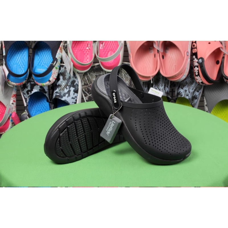 Crocs Lite Ride Clog รองเท้าแตะ แบบลำลอง มาใหม่สุดฮิต ใส่ได้ทุกเพศ มีส่วนลดราคา