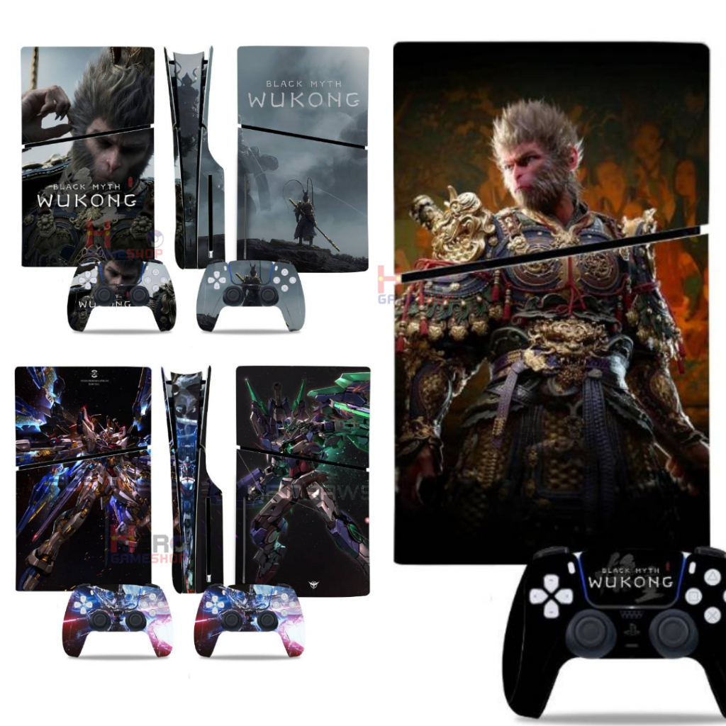 Sticker ติดเครื่อง Ps5 Slim skin 🇹🇭พร้อมส่งในไทย🇹🇭 ลายต่างๆ คุณภาพสูง ลายคมชัด ป้องกันรอยขีดข่วน สติกเกอร์ผิวกันน้ำ