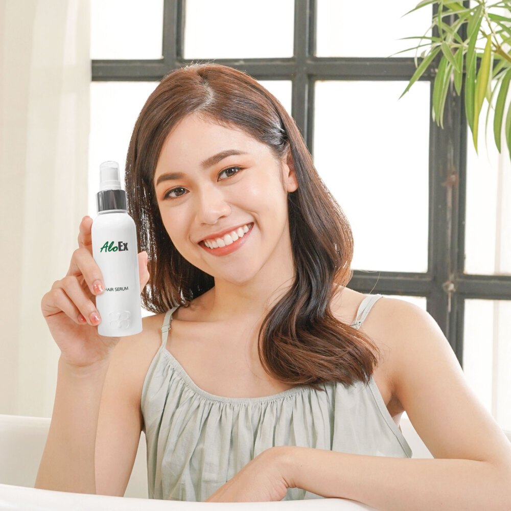 AloEx Hair Serum 120ml ขวดใหญ่ เซรั่มบำรุงหนังศีรษะและเส้นผม ลดผมร่วง สร้างผมใหม่ รากผมแข็งแรง เพิ่มผมหนา - รูปที่ 7