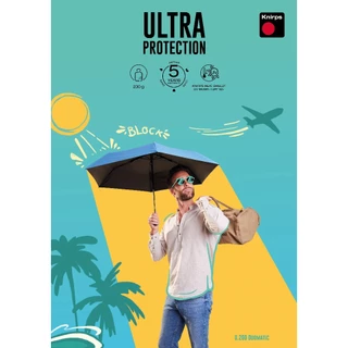 Knirps U.200 ร่มพับเบาพิเศษ UV99 Heat ShieldsTM ลดความร้อน40% ระบบ Duomatic 98cm, 265g