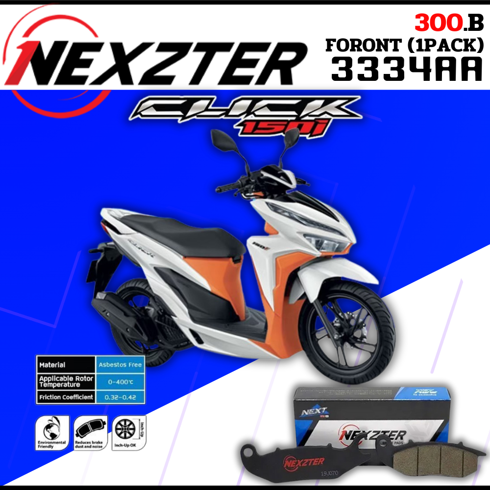ผ้าเบรค Nexzter รุ่น Honda Click150i