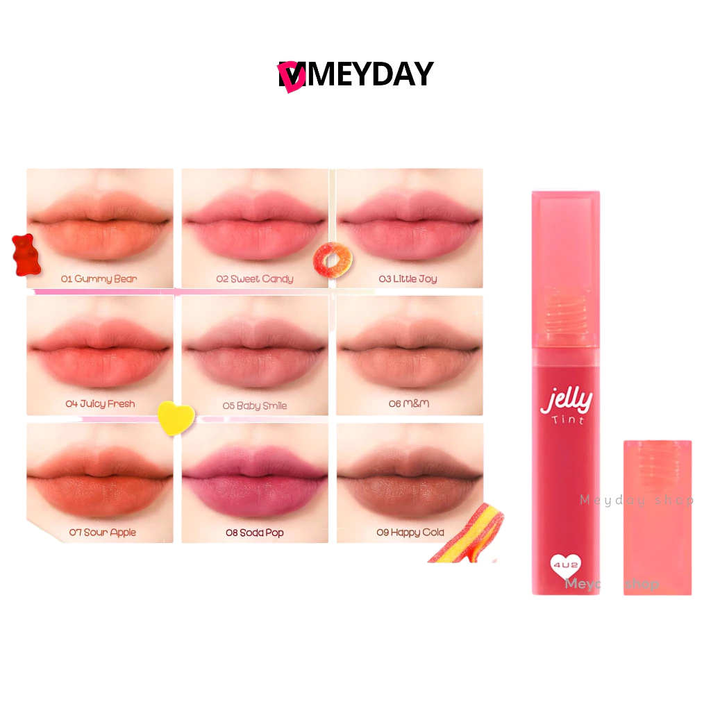 4U2 Jelly Tint ลิปทินท์เนื้อเยลลี่ ฟอร์ยูทู
