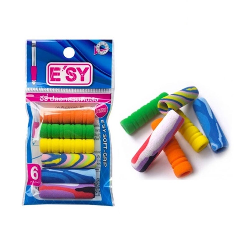 ปลอกสวมดินสอ อีซี่ E'SY 6 ชิ้น EZ004