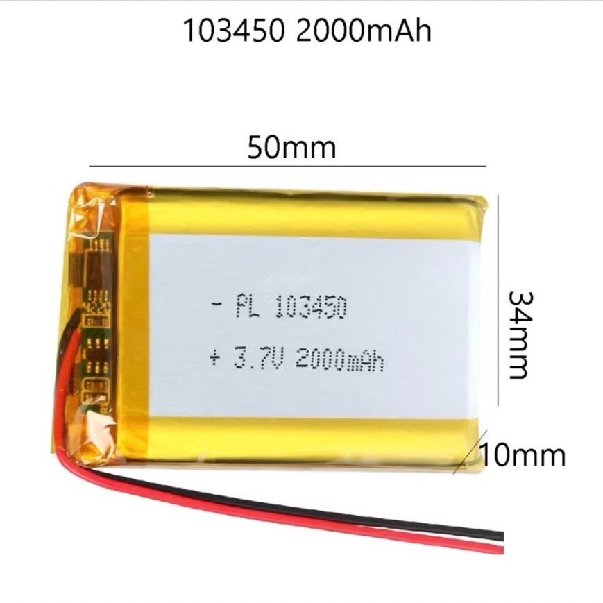 502030 503450 602030 402030 103450 Battery สำหรับ กล้องติดรถ MP3 MP4 L151