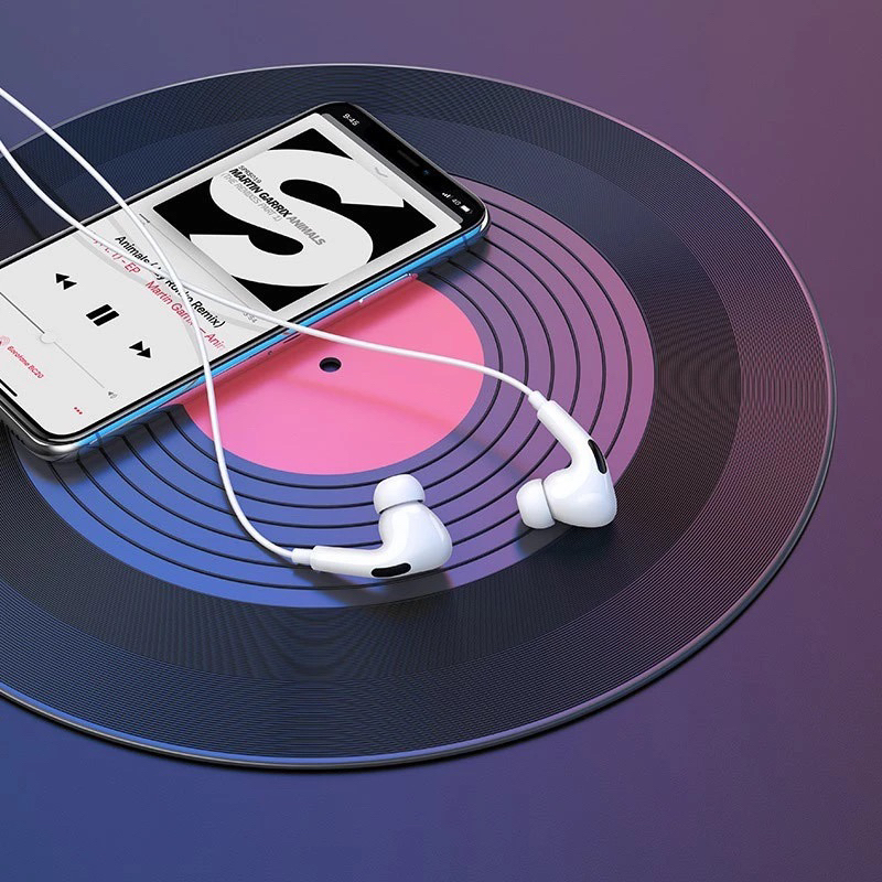 Hoco M1 Pro หูฟังสมอลทอร์ค มีไมค์ในตัว คุยโทรศัพท์ ฟังเพลง Original series wired earphones รองรับ iOS และ Android