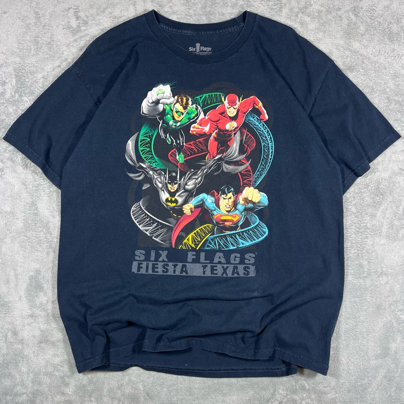 เสื้อ DC : JUSTICE LEAGUE 4 HERO ไซส์ XL