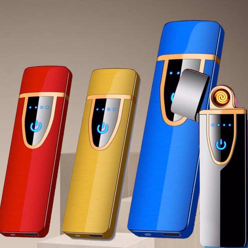ที่จุดไฟไฟฟ้า รุ่นใหม่ ทรงยาว ชาร์จไฟแบบ USB แถมฟรีสายชาร์จ