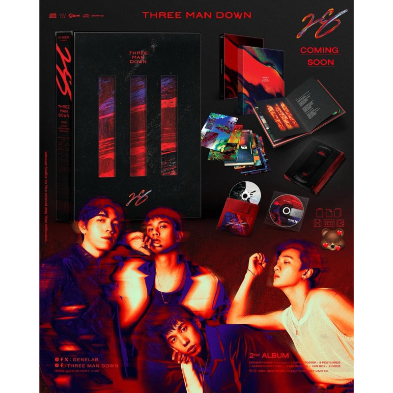 พร้อมส่ง❗️ Box Set CD '28' อัลบั้มเต็มชุดที่สองของวง Three Man Down TMD ทรีแมนดาวน์