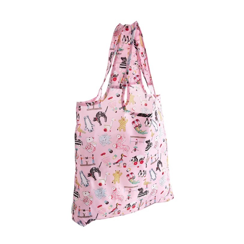 Cath Kidston Female Foldaway Shopper Toys Alive Pink