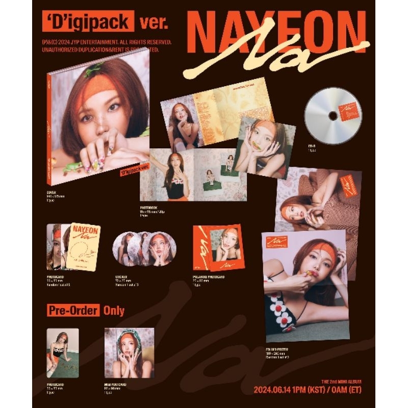 Album NA Twice Nayeon 2nd mini album