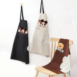 【3 วันจัดส่ง】 ผ้ากันเปื้อนทำอาหาร เบเกอรี่ กันน้ำ มีผ้าเช็ดมือ น่ารัก