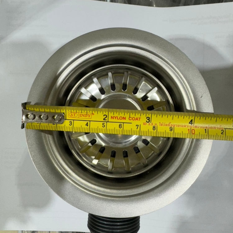 Teka สะดืออ่างล้างจาน 3.5 นิ้ว พร้อมท่อน้ำล้น | น้ำทิ้ง สะดืออ่าง อ่างล้างจาน ท่อน้ำอ่างล้างจาน - รูปที่ 3