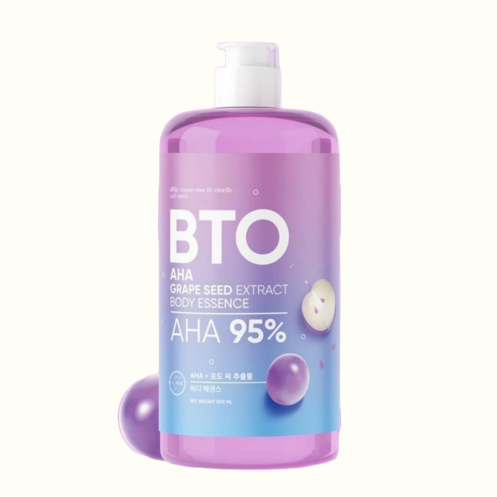 AHA BTO Grape Seed Extract Body Essence เซรั่ม เกรพซีด เอคแทร็คบอดี้เอสเซ้น 500ml