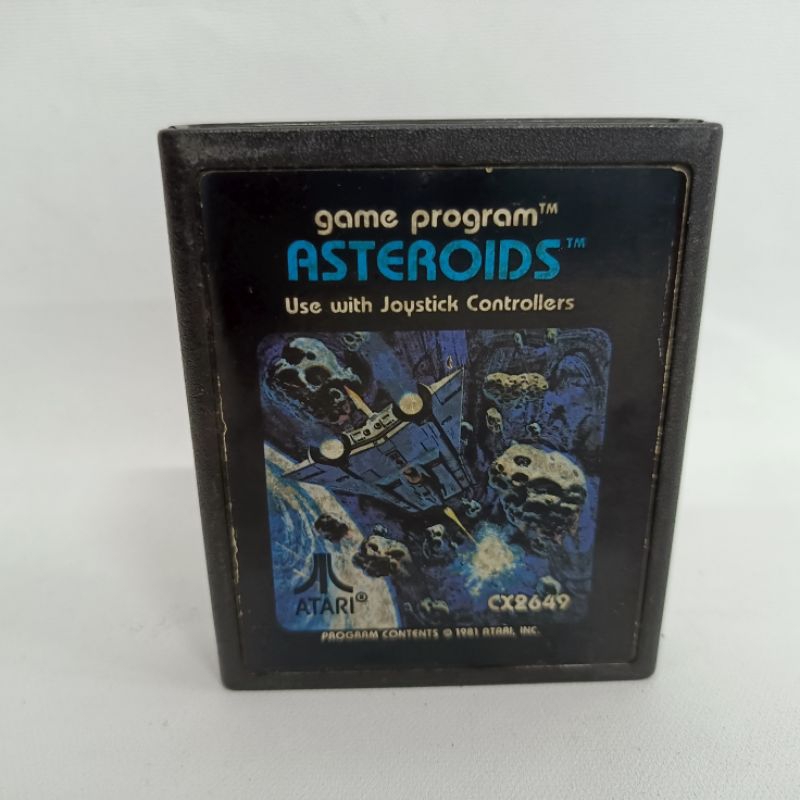 ตลับเกม Atari และ Atari2600 เกม Asteroids แนวยานยิงตลุยด่าน