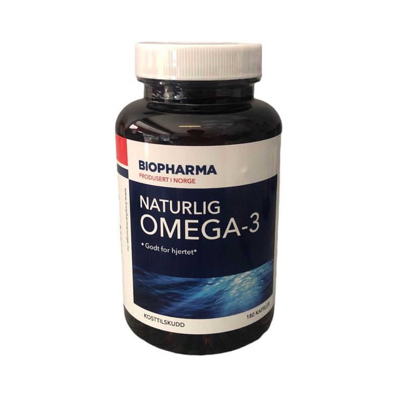 พร้อมส่ง !! omega3 นอร์เวย์ biopharma naturlig omega3 น้ำมันปลานอร์เวย์ โอเมก้า3 น้ำมันปลา omega3nor