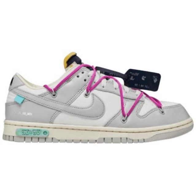 ใหม่พร้อมส่ง ของแท้ รองเท้า Nike Dunk Low x Off- White Lot 30