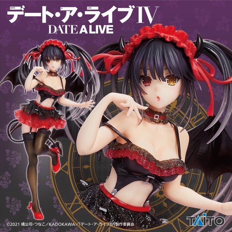 พร้อมส่ง/รวมโมเดลคุรุมิ หายาก มือ1ฟิกเกอร์แท้(LOT.JP) Taito : Date A Live IV - Tokisaki Kurumi - Pre