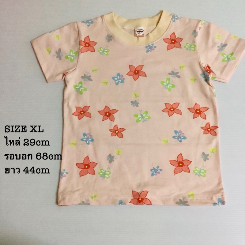 เสื้อยืดคอกลมสวมหัวXL เนื้อดี