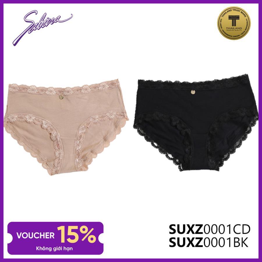 Sabina - SUXZ0001 กกน.เอวกลาง แต่งขอบลูกไม้ รุ่นนี้เป็นผ้า Modal ผ้านุ่มมากกก สัมผัสสบาย