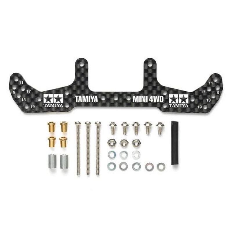 TAMIYA 95478 HG Carbon Wide Rear Plate (for AR Chassis) (1.5mm)
