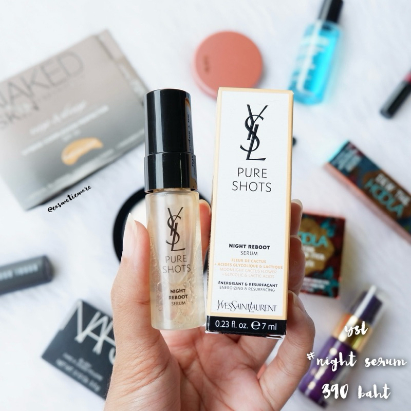 พร้อมส่ง! [ป้ายไทย] ysl pure shots night reboot serum 7ml