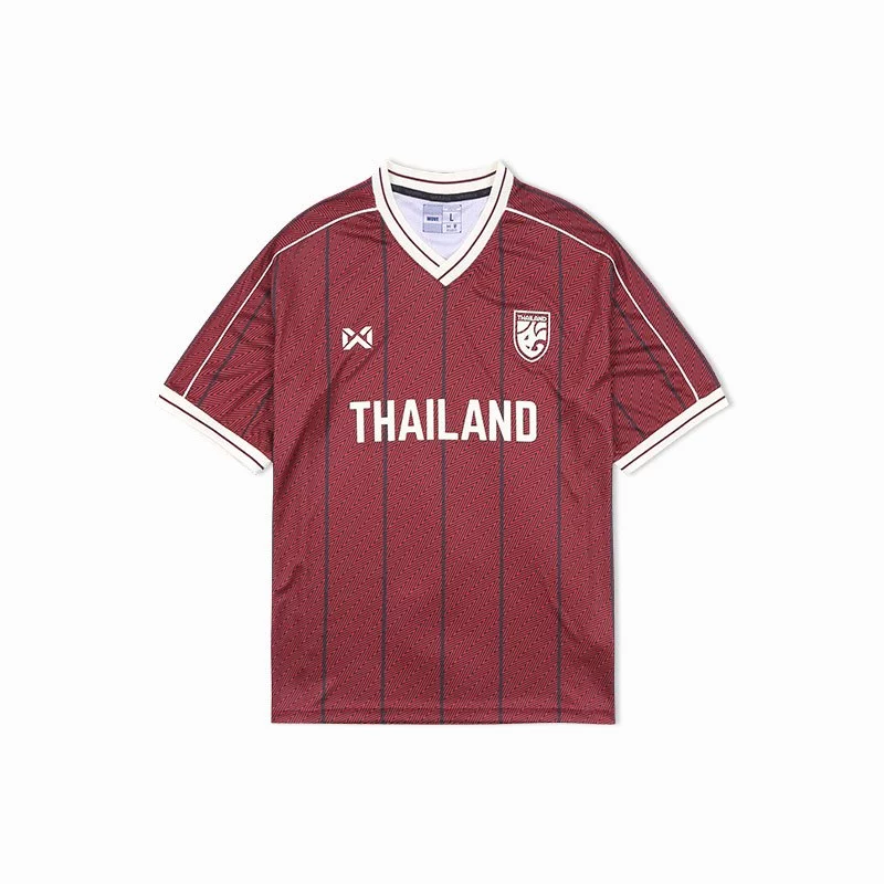 WARRIX เสื้อคอวี THAILAND LIFESTYLE OVERSIZE JERSEY 2024/25 (WA-243FBATH10) thumbnail 5