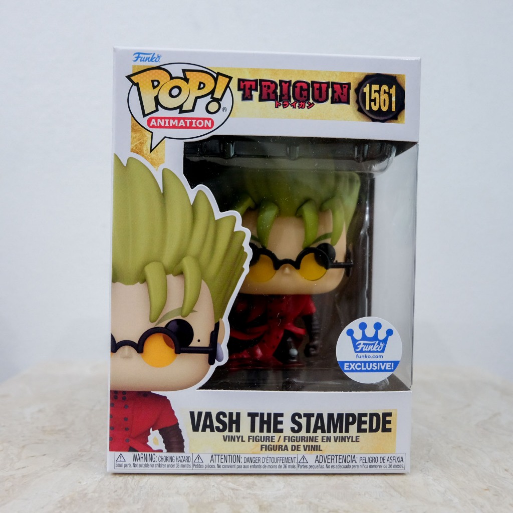 💥 [Trigun] 💥 Funko Pop Anime Trigun Vash the Stampede Funko Exclusive ของแท้ กล่องสวย