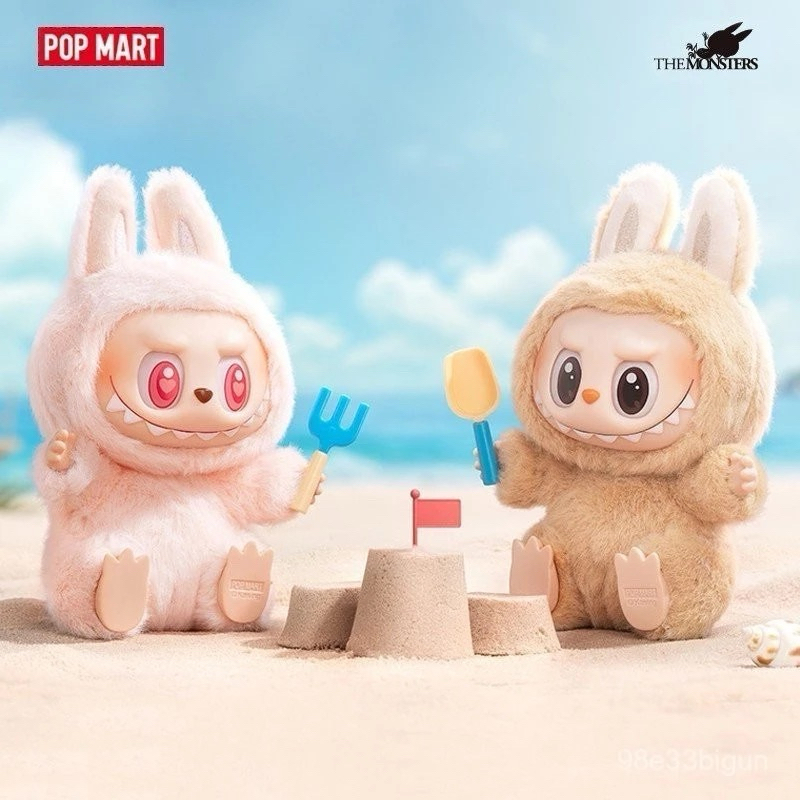 ของแท้ พร้อมส่งจากไทย (กทม) Pop MART Labubu V2 THE MONSTERS Have a Seat Vinyl Plush Blind กล่องสุ่มกล่องใหม่ลุ้นซีเครท