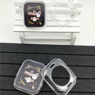 เคส watch สำหรับ 11 10 9 8 7//6/5/4/3/2/1 38 มม.40มม.42 มม44มม41mm45mm46mm case for apple watch S10ซิลิโคนอ่อนนุ่มหุ้ม