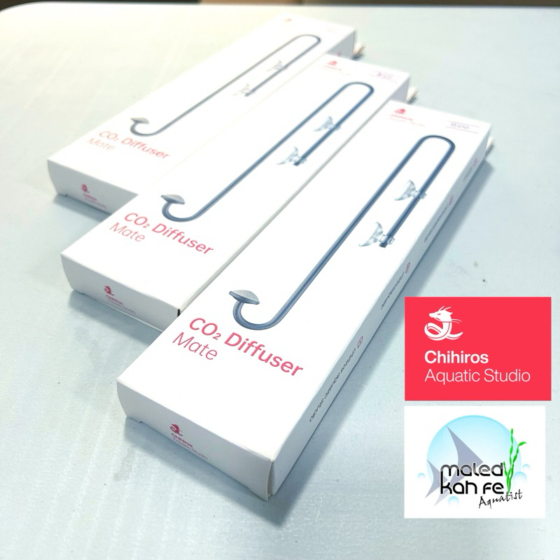 Chihiros CO2 Diffuser Mate tiny S M L size หัวกระจายก๊าซคาร์บอนไดออกไซด์ ที่พร้อมใช้งาน CO2 ฟอง ละเอียด ติดตั้งง่าย