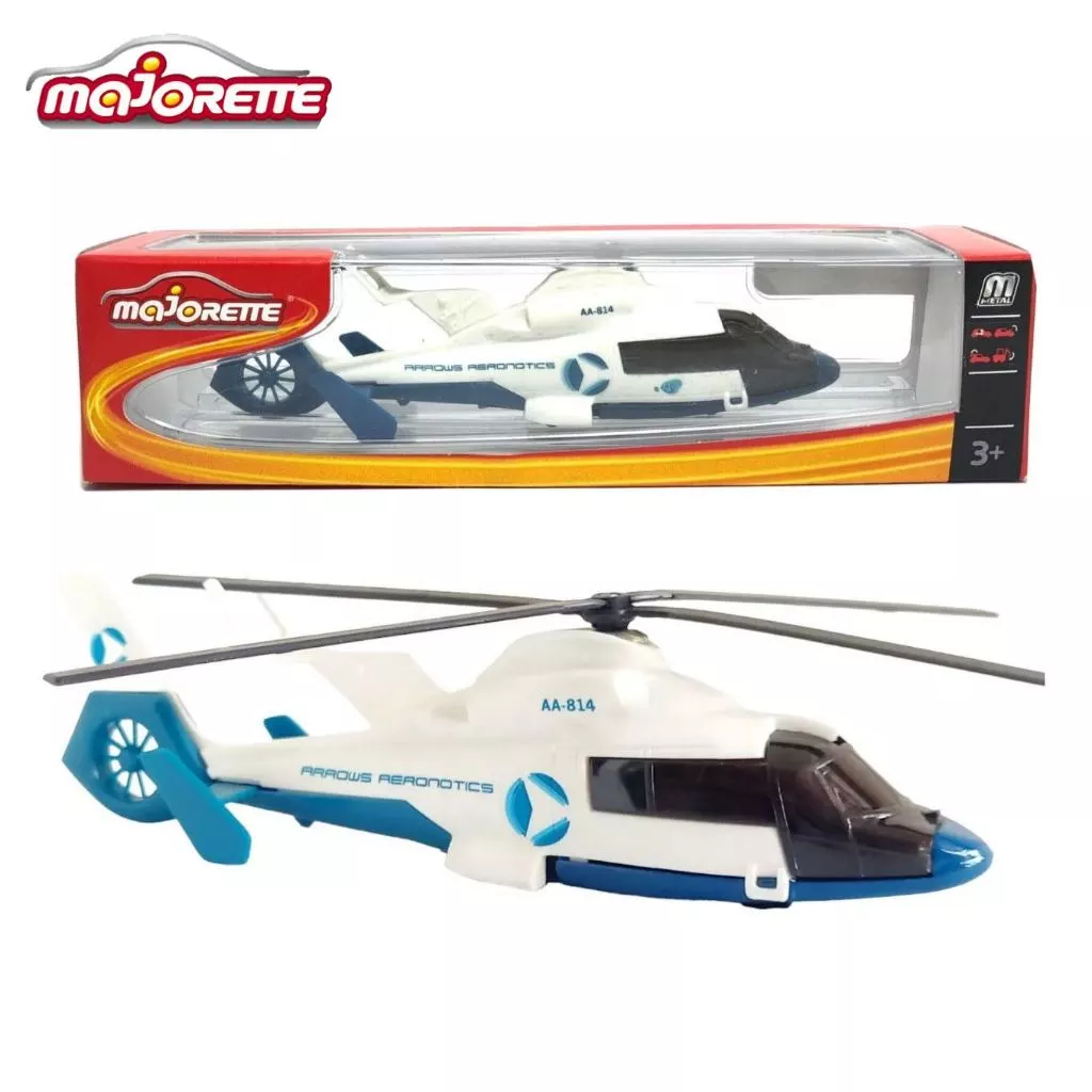 โมเดลเฮลิคอปเตอร์ helicopter งานแท้ majorette พับเก็บล้อได้ *งานนอกแพ็ค* เคลียสต๊อกจากโรงงาน โมเดลเครื่องบิน